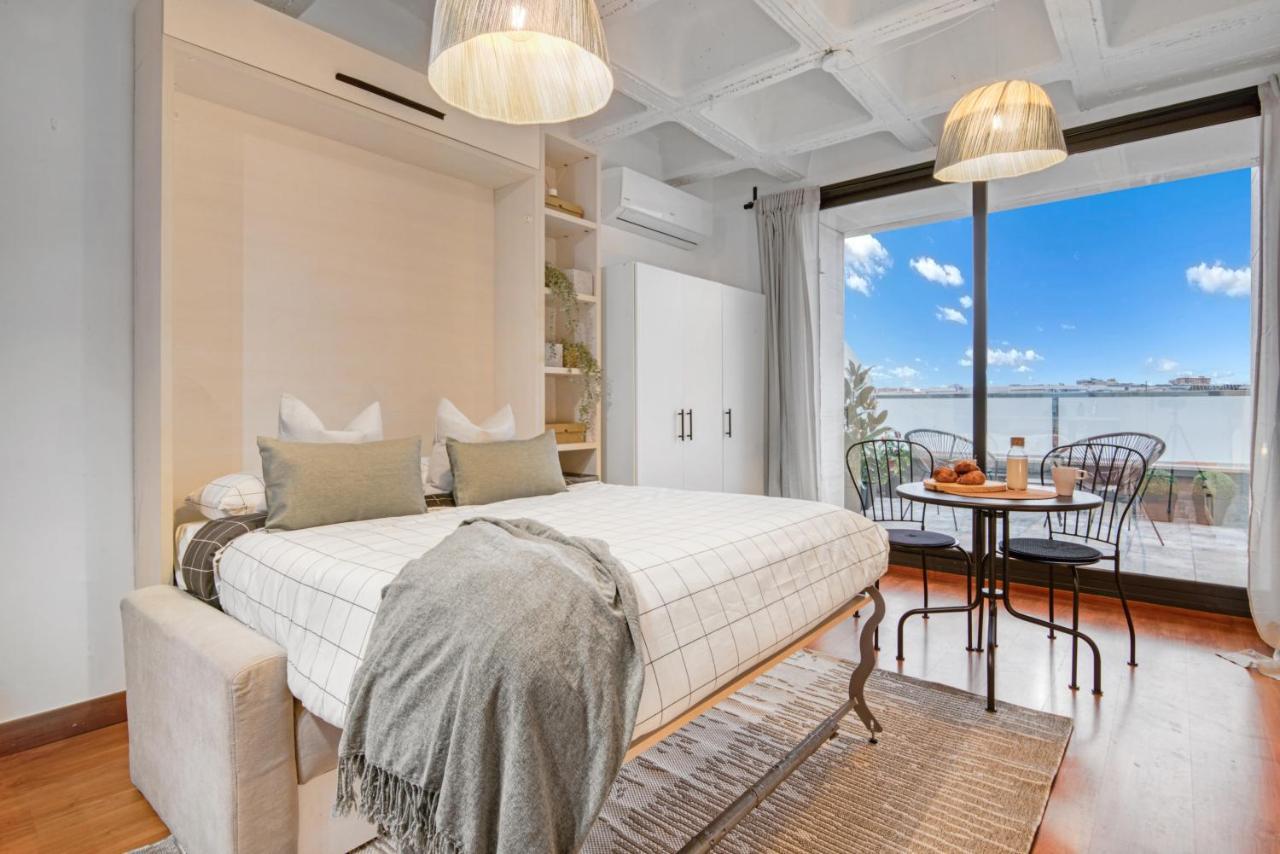 Cozy Penthouse, 20 Min To Downtown, Alcala Norte マドリード エクステリア 写真